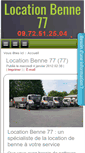Mobile Screenshot of locationbenne77-locationdebenne77.com