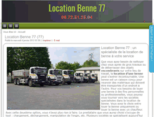Tablet Screenshot of locationbenne77-locationdebenne77.com